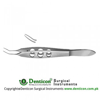 Buratto Soft IOL Inserting Forcep Extra Delicate Highly Polished Convex Jaws Stainless Steel, 10 cm - 4"